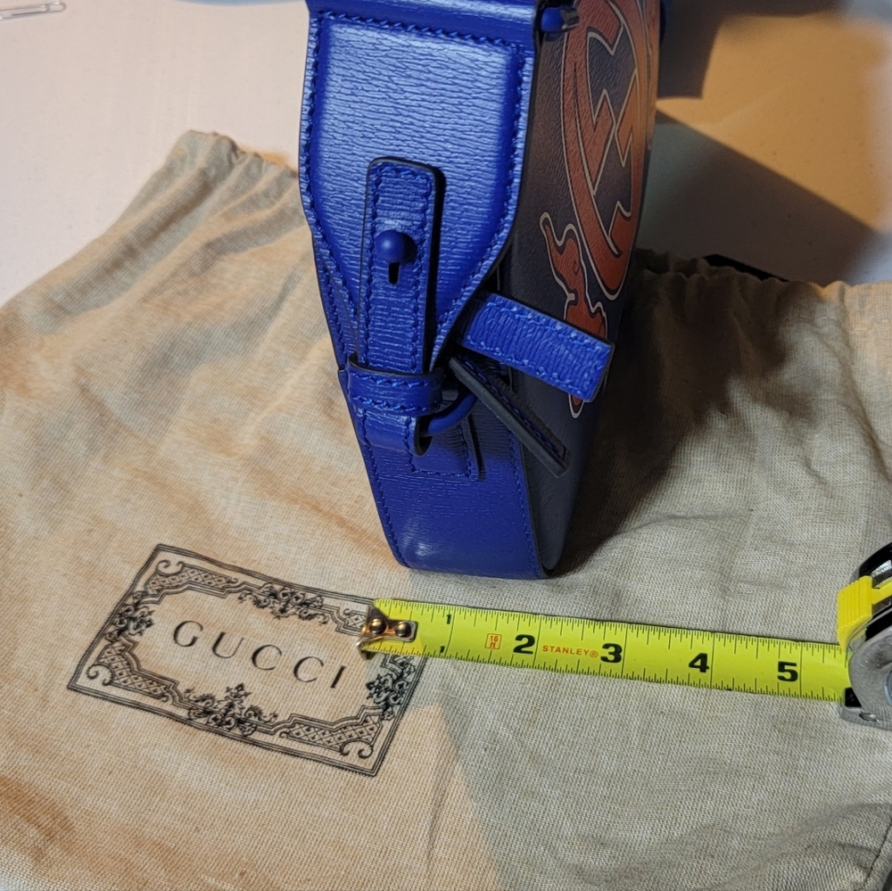 Men's Gucci Blue and Orange Men's Bag - Picture 15 of 16